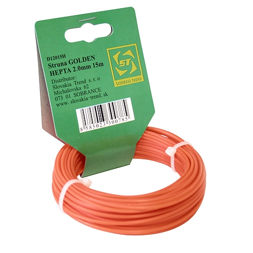 Fűszegélyvágó damil 2,4 mm x 15 m (HEX) Kód:111729