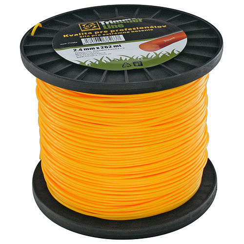 Fűszegélyvágó damil kerek 2,4 mm x 262 m Kód:111954, 88400